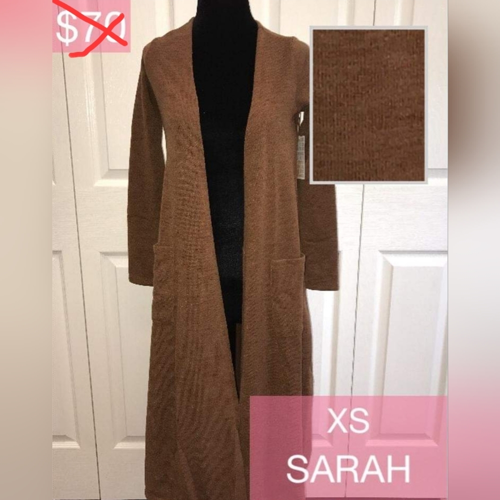 Lularoe Brown Sarah Sweater XS